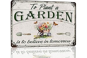 Vintage Garden Signs To Plant A Garden Is To Believe In Tomorrow