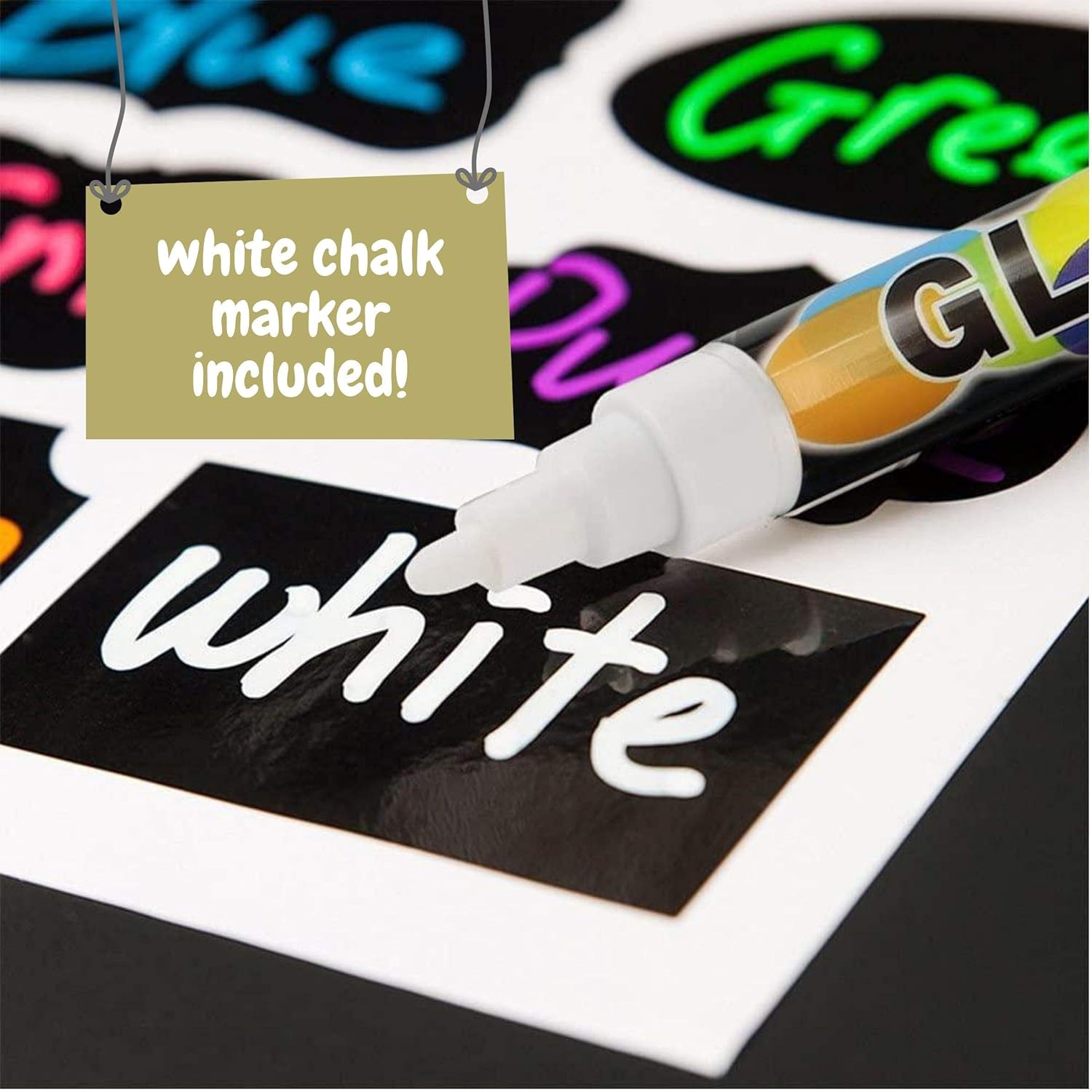 11"x13" Chalkboard Sign with Easel (Rustic Brown) + White Liquid Chalk Marker | Hanging or Freestanding Framed Chalkboard with Hand Crafted Sweetheart Frame - Multipurpose Small Chalkboard Sign : Home & Kitchen
