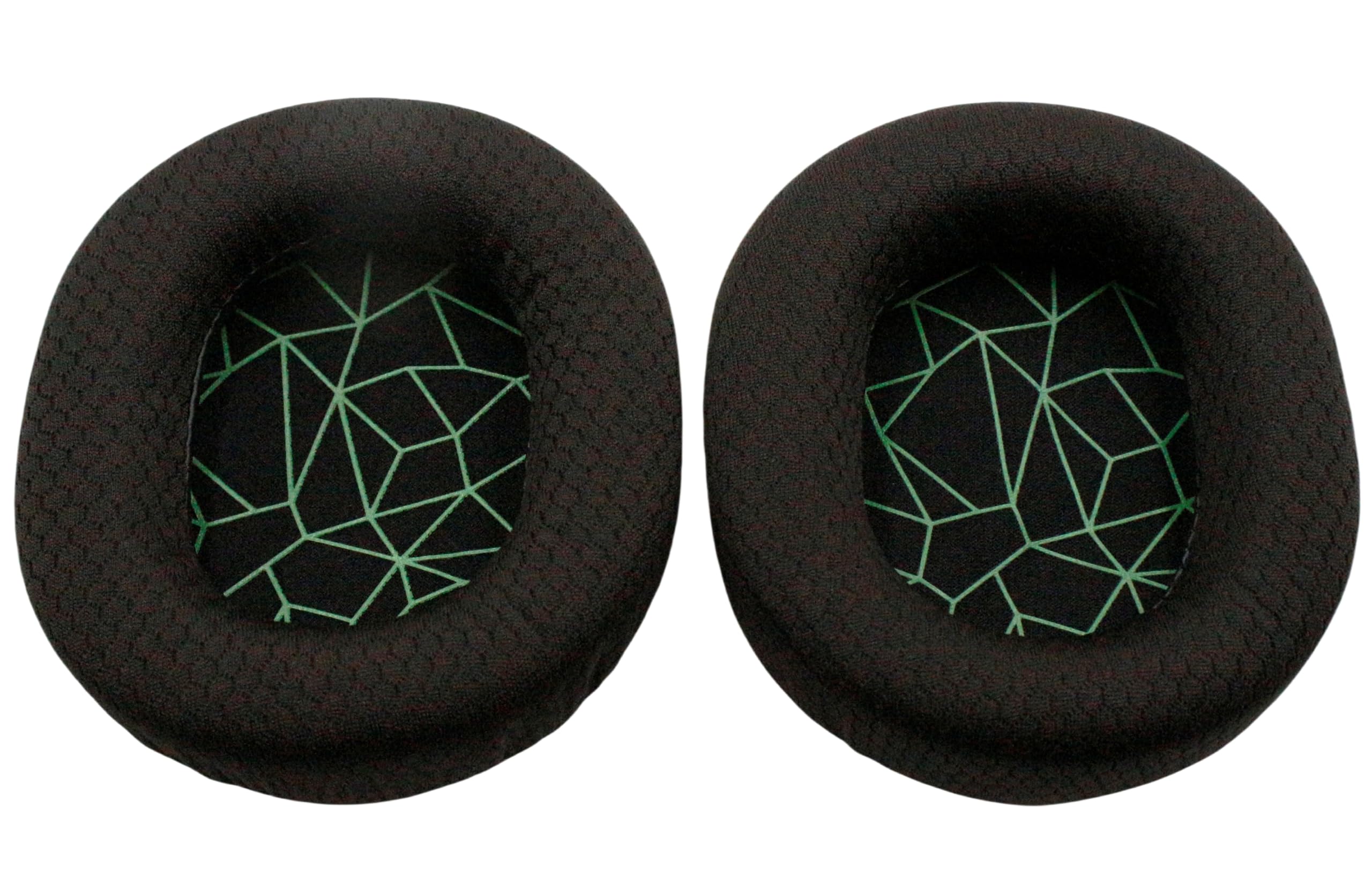 Soccer Mesh Fabric Ear Pads Cushions Compatible with SteelSeries Arctis 3 Arctis5 Arctis7 Arctis9 Arctis1 Headphones Earpad Replacement,High Density