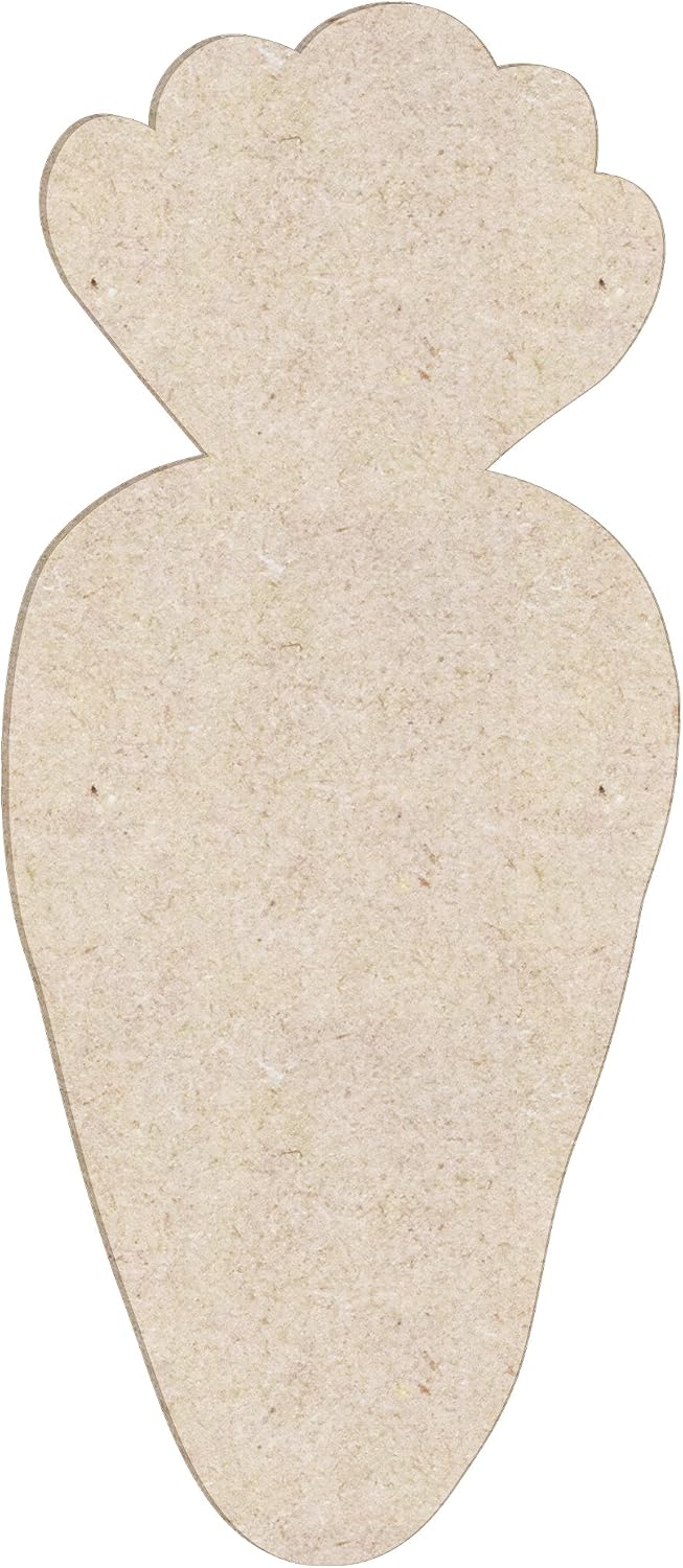 12" Easter Carrot Unfinished Wood Cutout Shape