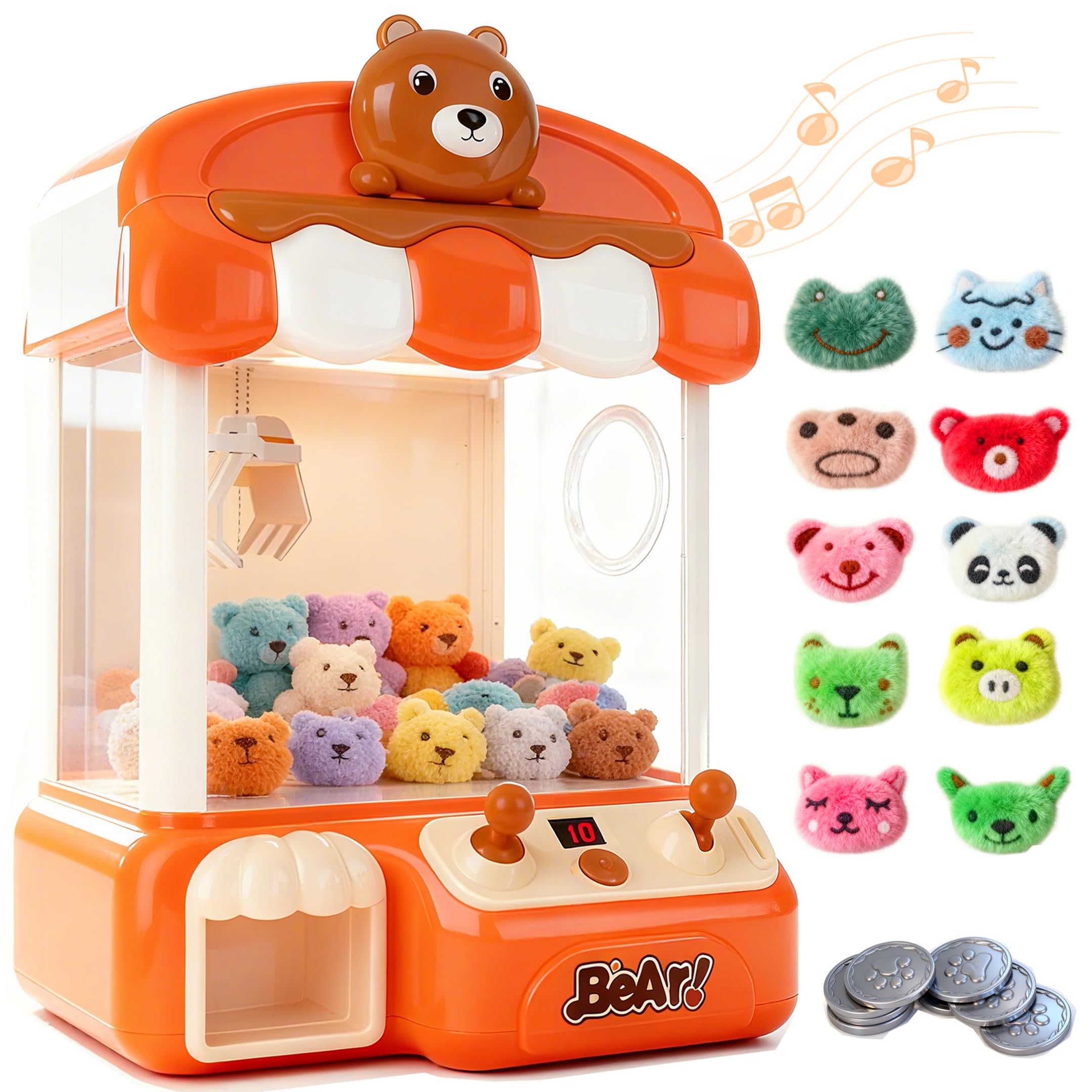 nicknack Large Claw Machine Red