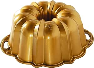 Nordic Ware Anniversary Bundt 12 Cup, Gold
