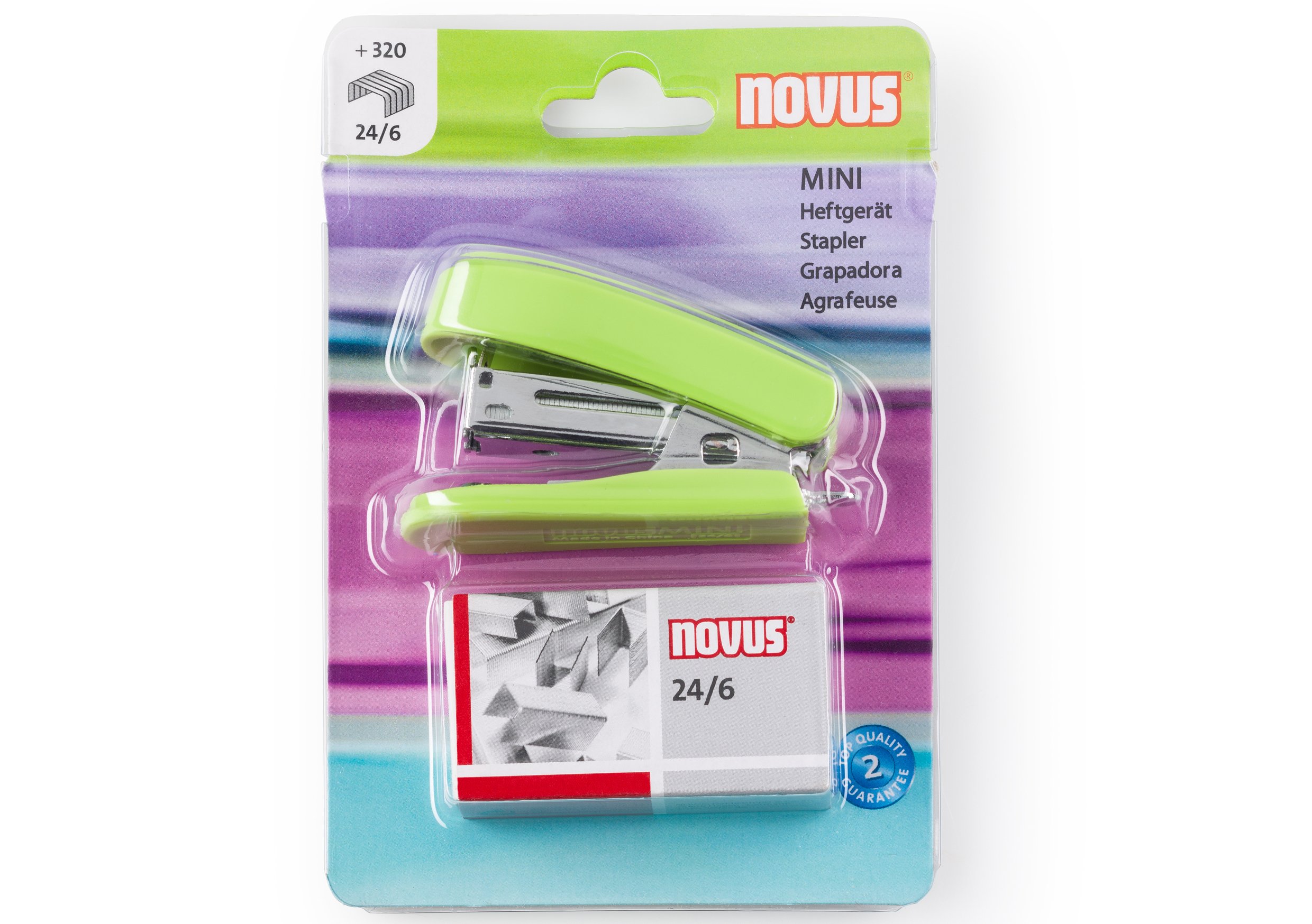 Novus Mini Stapler Green - Image 4