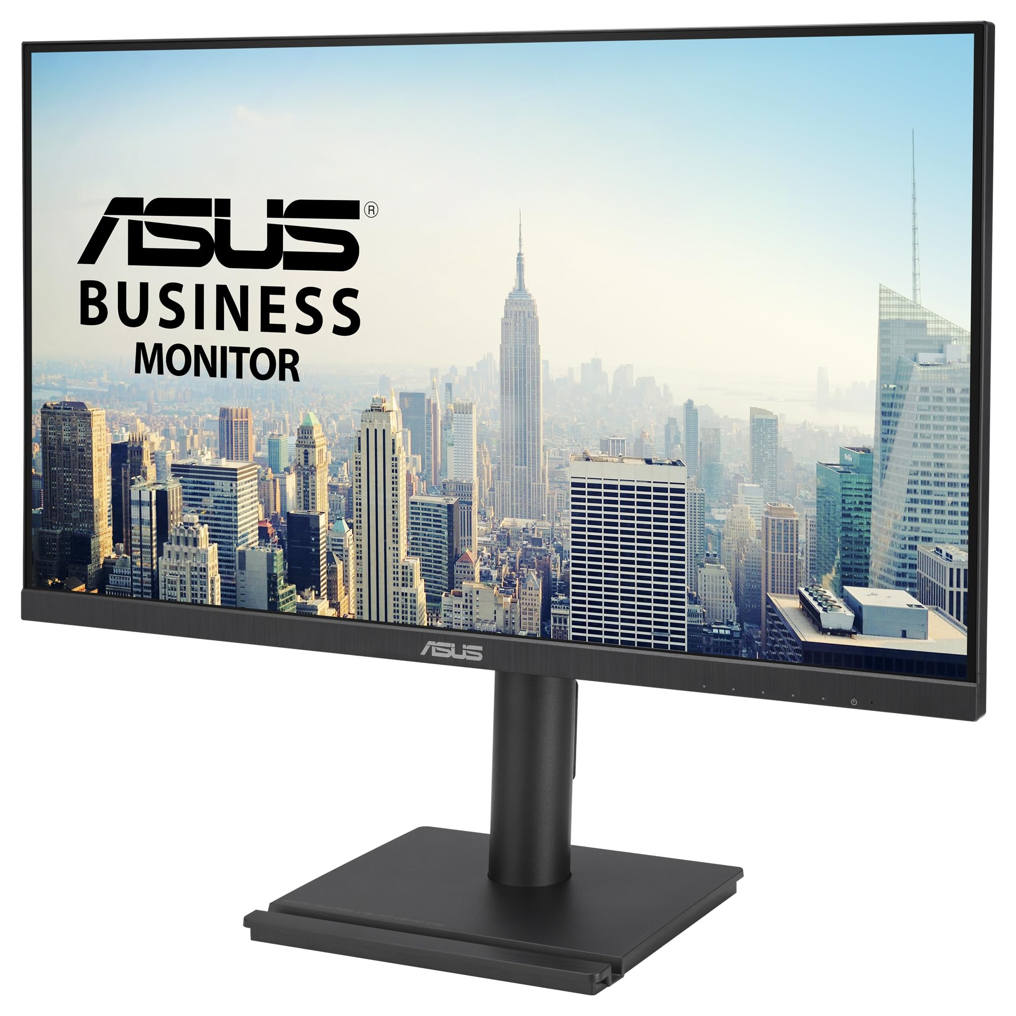 ASUS VA27DQFS Monitor profesional de 27 Pulgadas, IPS, Full HD, sin marco, 100 Hz, Adaptive-Sync, MPRT de 1 ms, HDMI, DisplayPort, VGA, luz azul baja, antiparpadeo, diseño ergonómico, montaje en pared