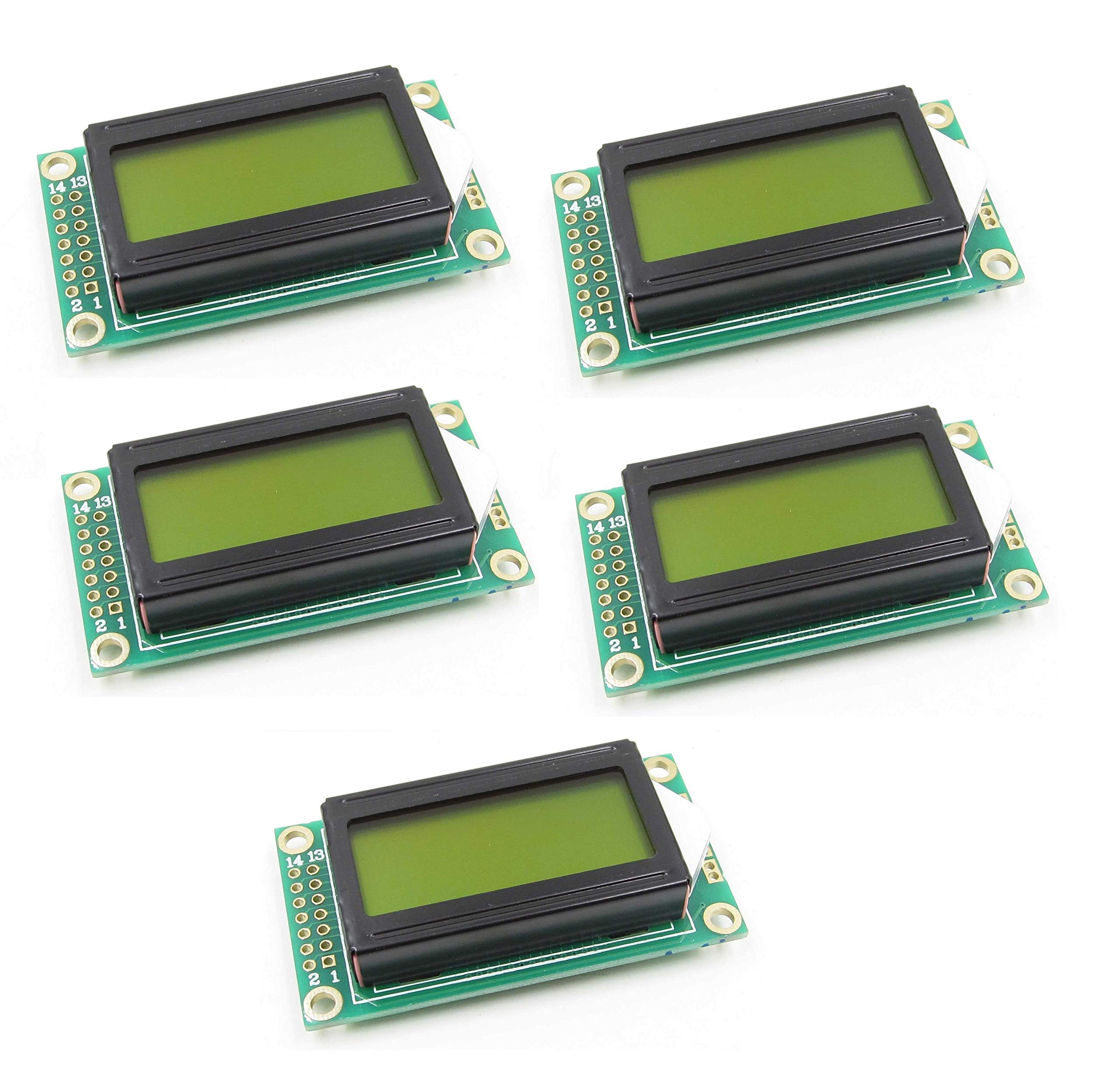 INVENTO 5Pcs 0802 LCD Module 8 x 2 Character Display 3.3V / 5V LED LCD Backlight for DIT Kit (B07XKJVRCW) Amazon Price History, Amazon Price Tracker