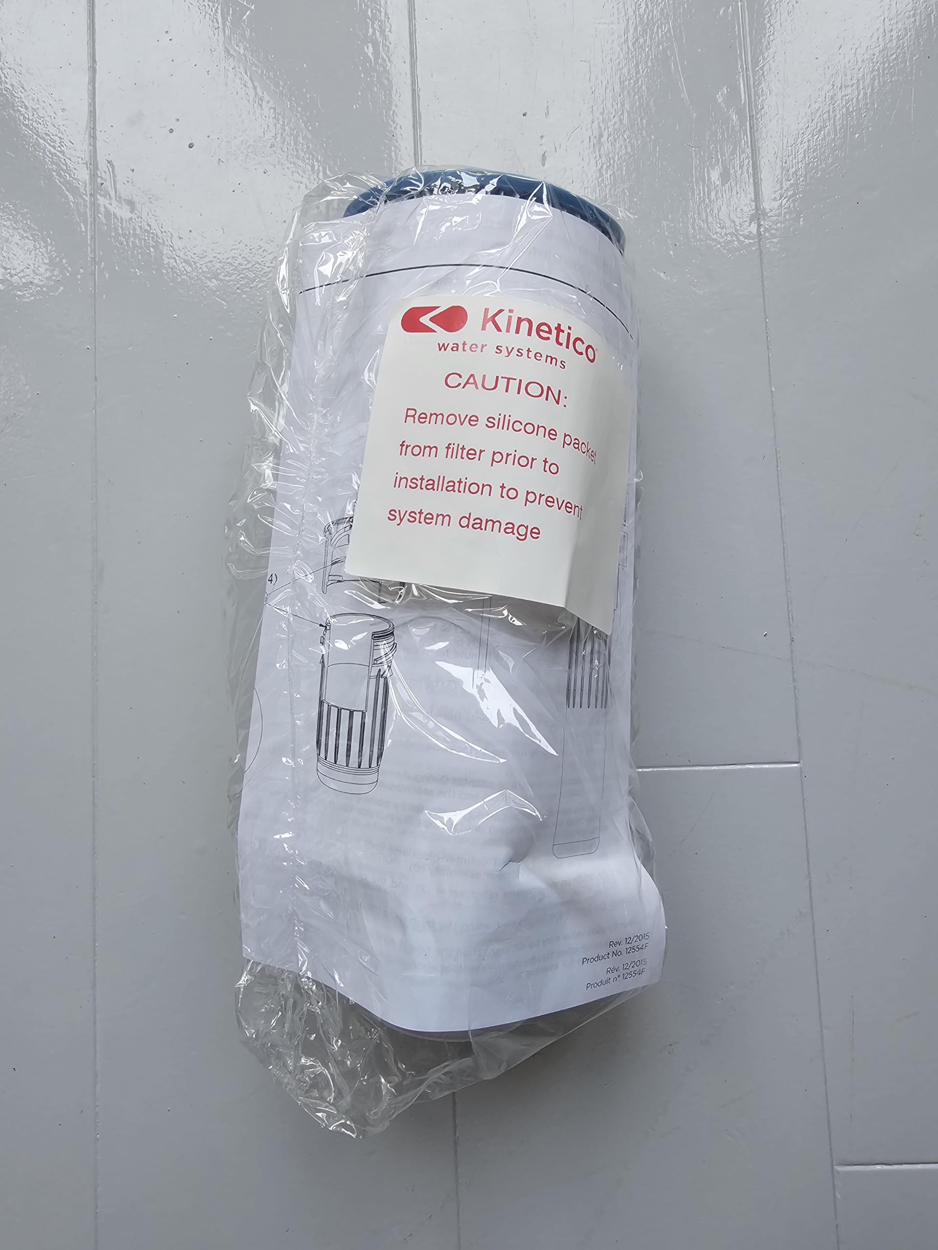Kinetico Filtro plisado de 20 micras (número de pieza K11663) de espuma de papel prefiltro (carcasa negra o ámbar)