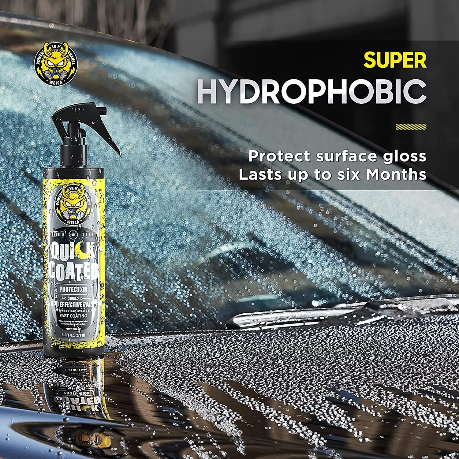 Buy WEICA Ceramic Coating Car Wax Spray SiO2 Quick Fortify Coat