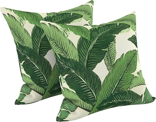 Miniatura 103 de LVTXIII - Juego de fundas para cojines de sofá, patio o sillón de exteriores, cuadradas y decorativas, 2 unidades de 16" x 16", sin relleno