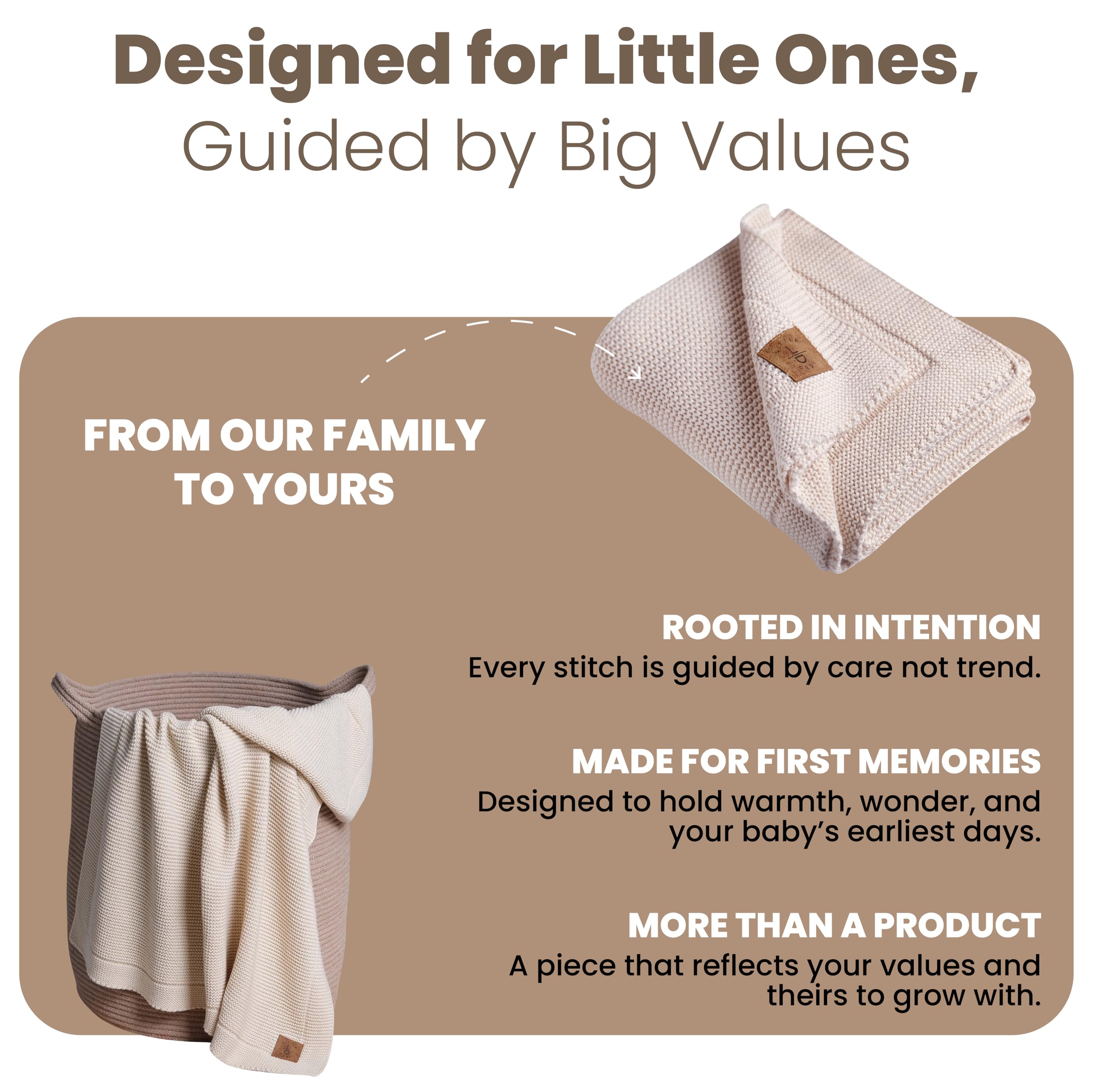 Amazon.com: Little Dedi Organic Cotton Baby Blanket 30x40 in