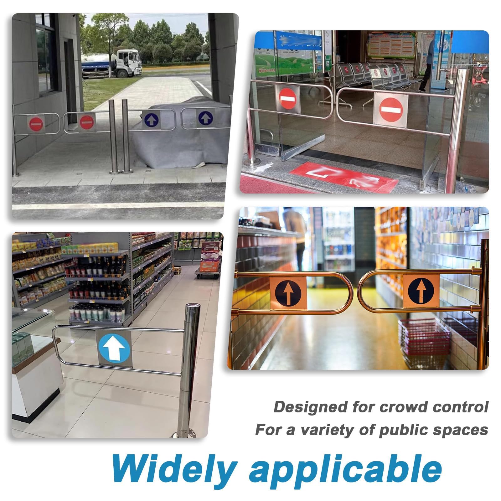 Automatyczne urządzenie do kontroli dostępu do drzwi bezpieczeństwa ze stali nierdzewnej do supermarketów, magazynów, sklepów detalicznych - rozwiązanie wejściowe i wyjściowe