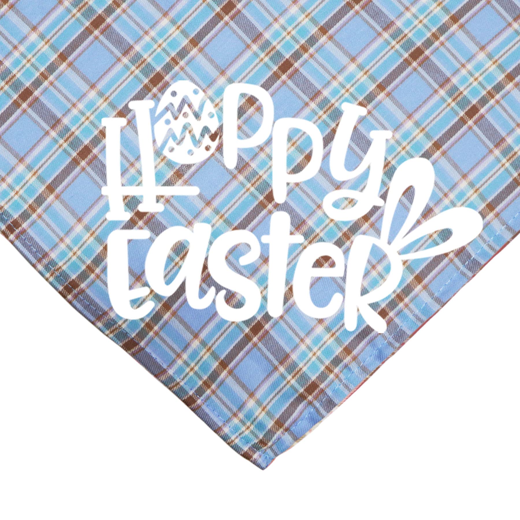 Oster-Hundehalstuch 2er-Set – Aus Baumwolle, Verstellbar, Mit 'Frohe Ostern' & 'Honighase' Motiv, Für Kleine Bis Große Hunde