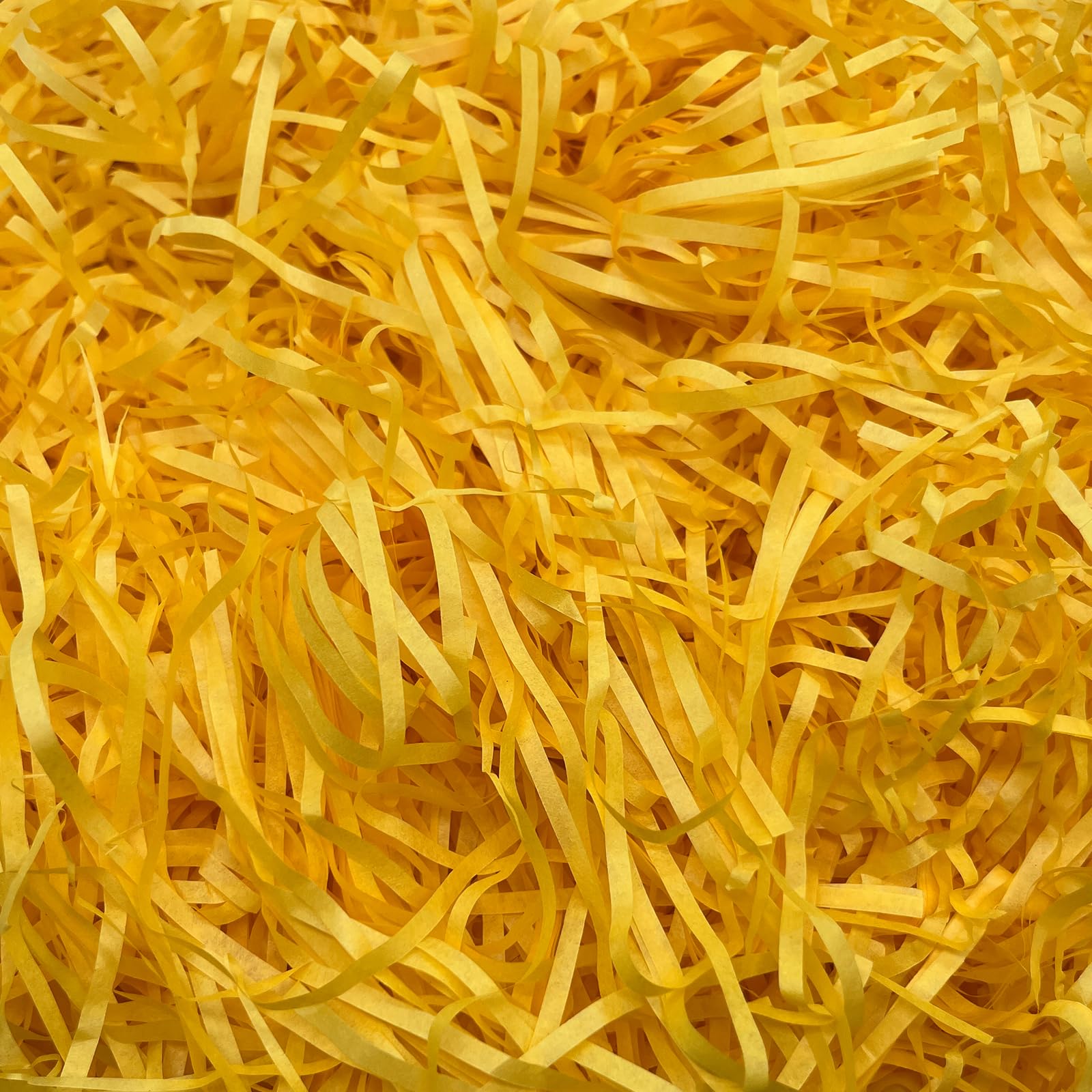 Tisspoms 2 LB Yellow Raffia Paper Shreds Filler, Raffia Grass Paper Shreds