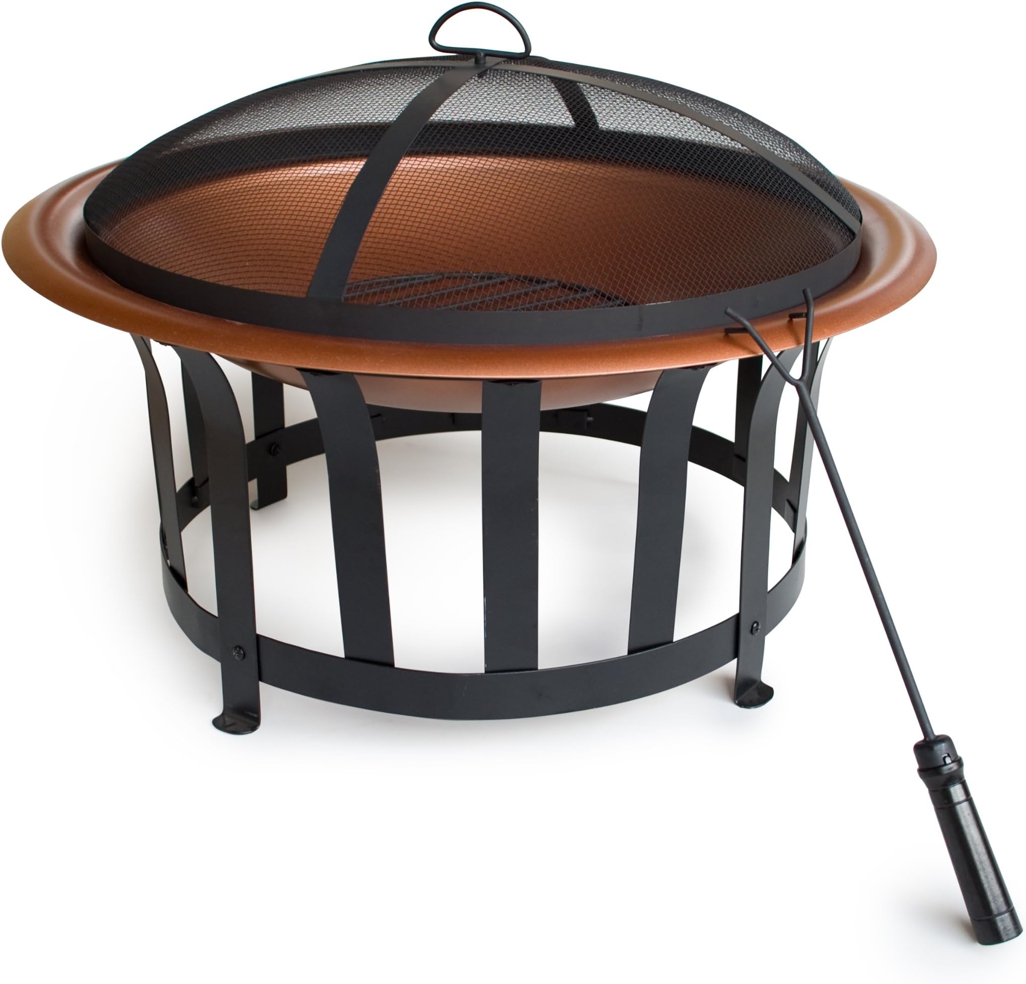 Outdoors Escapes Steel Fire Pit, 30-Inch