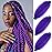 Afro Twist Hair 16 Inch 3 Packs, Springy Afro Twist Hair Pre Fluffed Spring Twist Hair Pre Stretched Wrapping Hair for Soft Locs Hair Extensions (16 Inch (Pack of 3), Purple)