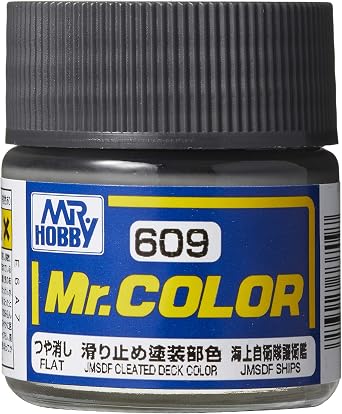 GSI Creos - C609 Flat JMSDF Cleated Deck Gray Color 10ml, GSI Mr. Color