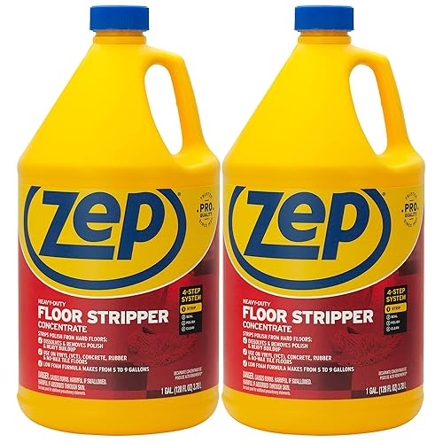 Zep Heavy-Duty Floor Stripper Ammonia Free Concentrate - 1 Gallon