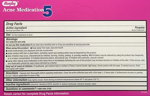 Miniatura 2 de Peróxido de benzoílo 5 genérico para Oxy Balance Gel Medicativo para el Acné de 15 onzas paquete de 3