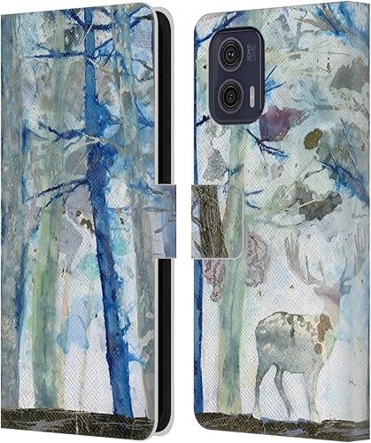 Miniatura 10 de Head Case Designs Officially Licensed Wyanne Quiet Nature 2 Leather Book Wallet Case Cover Compatible with Motorola Moto G73 5G