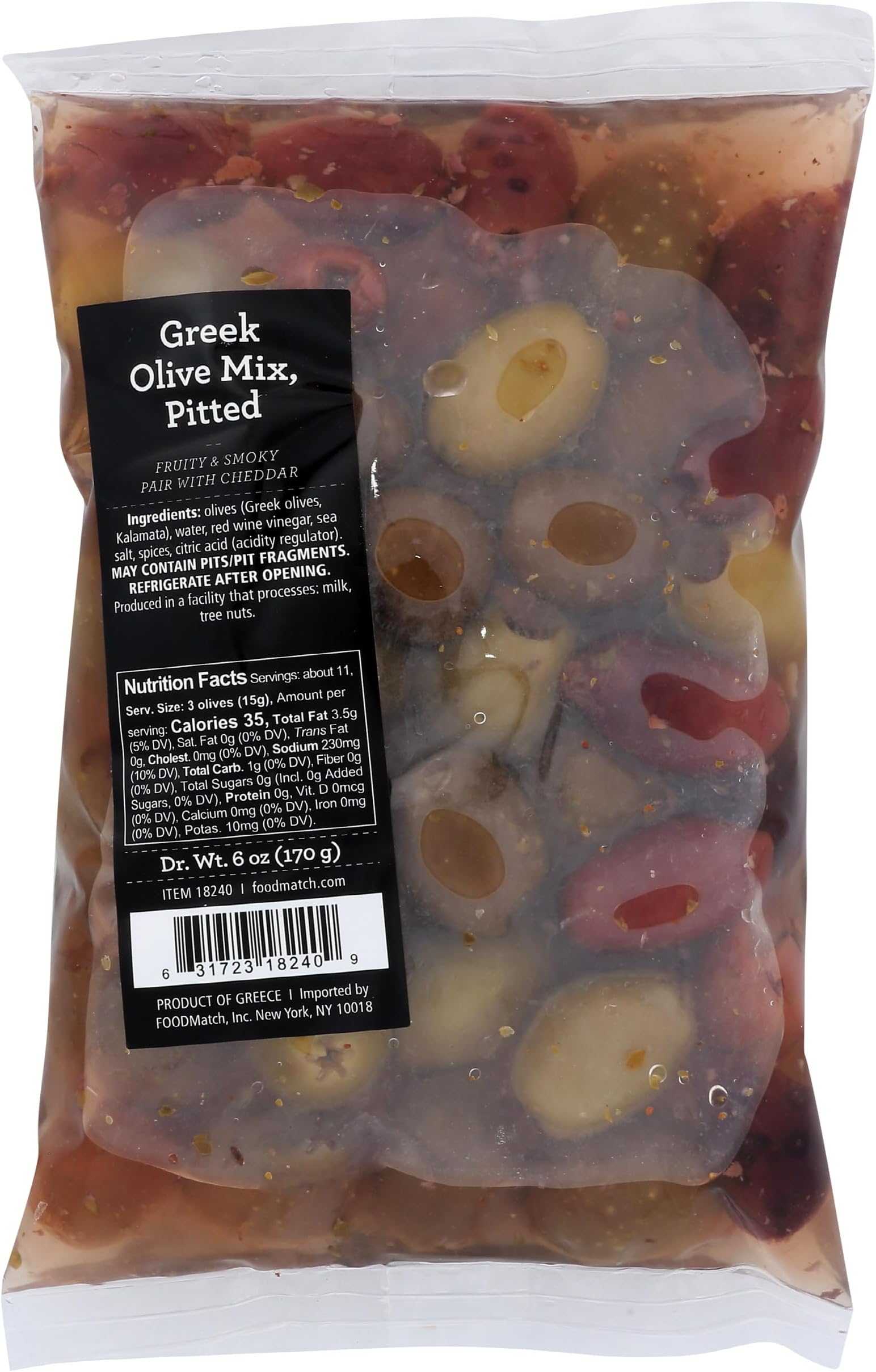 DivinaPitted Greek Mix, 6 OZ