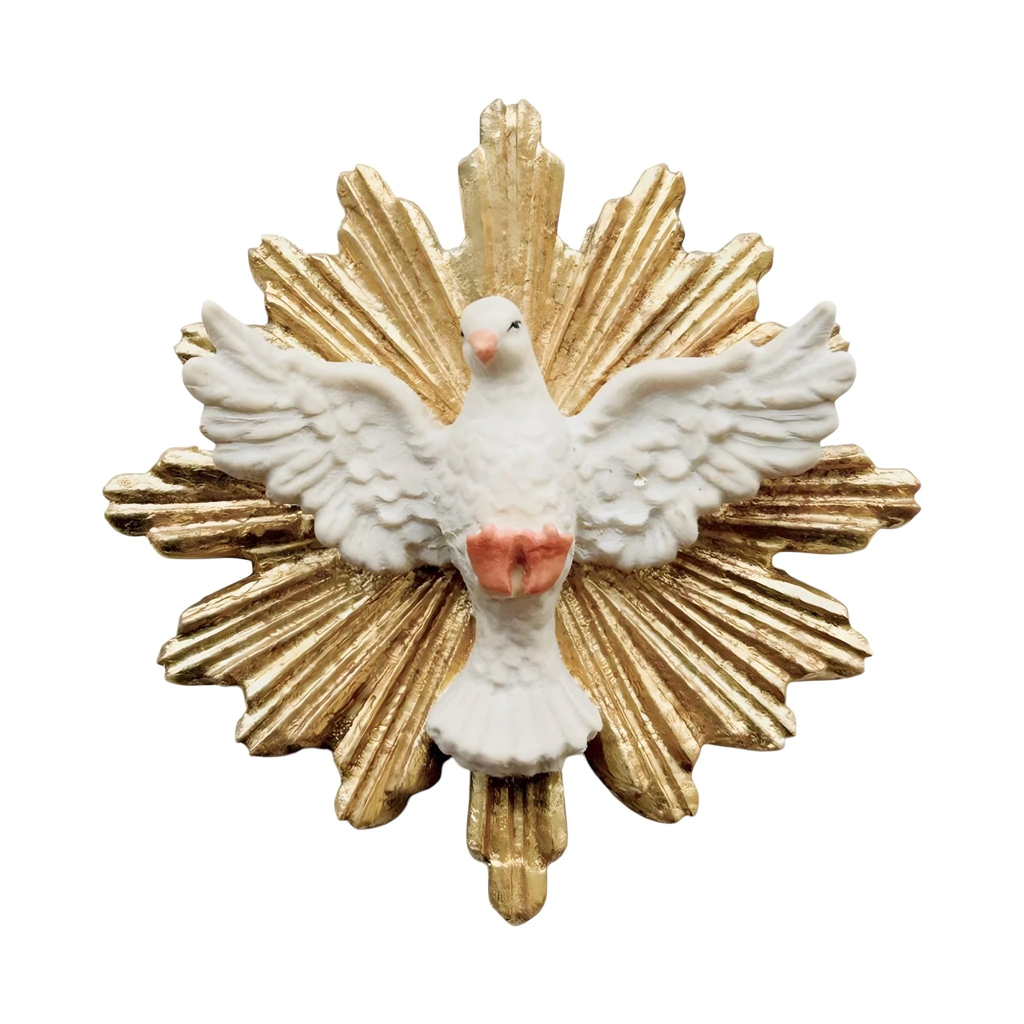 Dolfi | Holy Spirit with Radius 14.5 cm | Natural Wood in Val Gardena | Nativity Figure