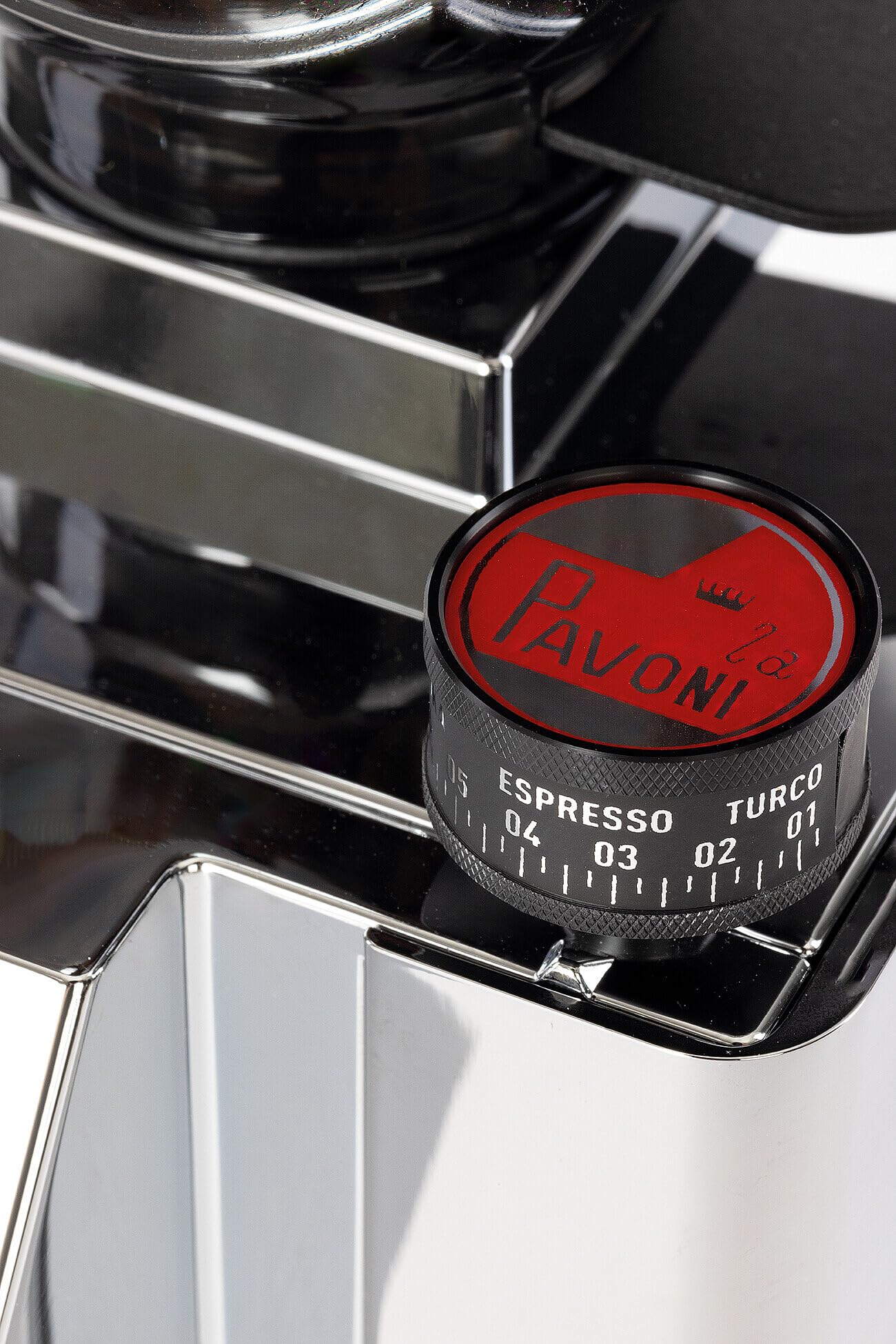 La Pavoni New Kube Mill, Macinacaffè LPGKBS02EU, Tramoggia da 150 g e Macine Piatte da 50 mm, Manopola Easy Setting, Sistema Anti-Vibrazione, 310 W, Cromo Lucido