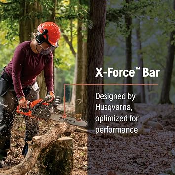 Husqvarna 599303280 X-Force 20 Inch Chainsaw Bar, .325 Pitch .050 Gauge, 80 Drive Links, Chainsaw Accessories, Gifts for Men