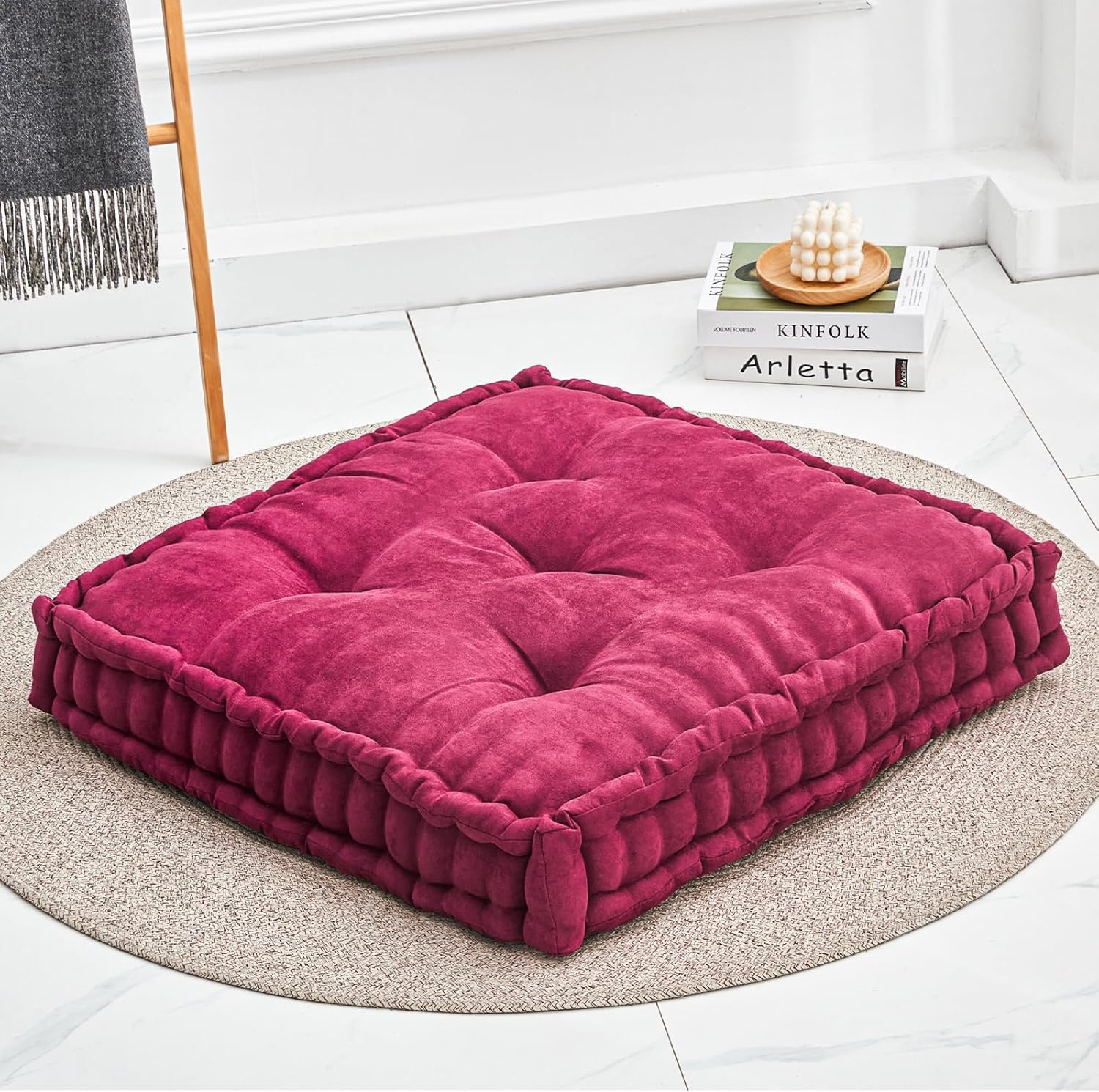 Blythease Floor Pillow, Large Floor Cushion for Adults