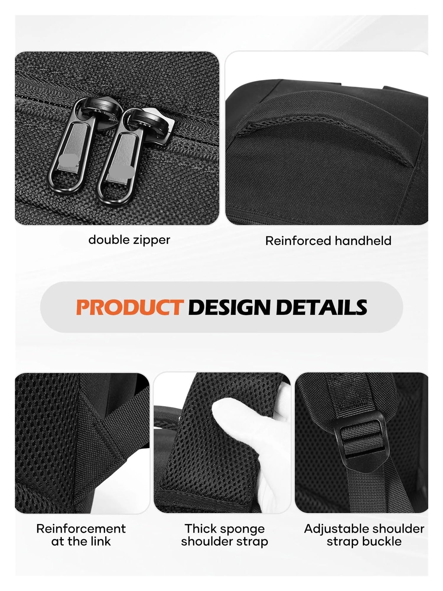 Mochila de Pesca Bolsa Bandolera de Pesca 48 l, Bolsa Almacenamiento, Resistente al Agua, for Acampar, Senderismo, Mochila