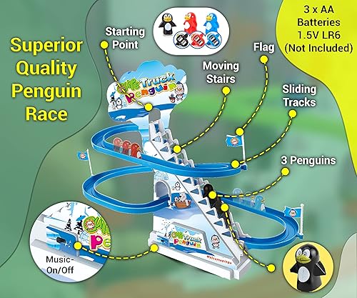 Miniatura 5 de Schylling Penguin Dash Juego de acción