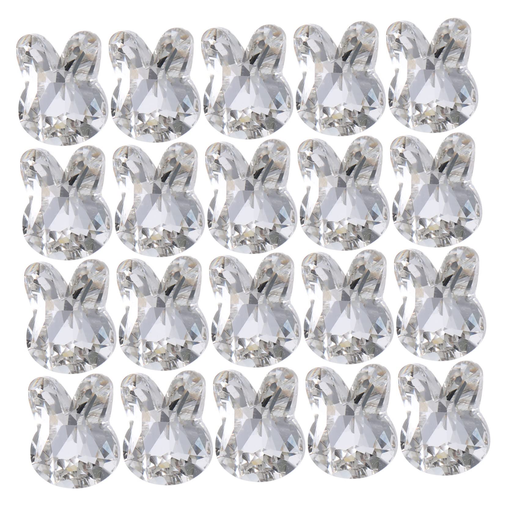 VALICLUD 4 Set Gioielli Con Diamanti Per Unghie Unghia Ornamenti Per Manicure Decalcomanie Per Le Nail Art Strass Per Unghie Ciondolo Arredamento Cristallo 20 Pezzi*4