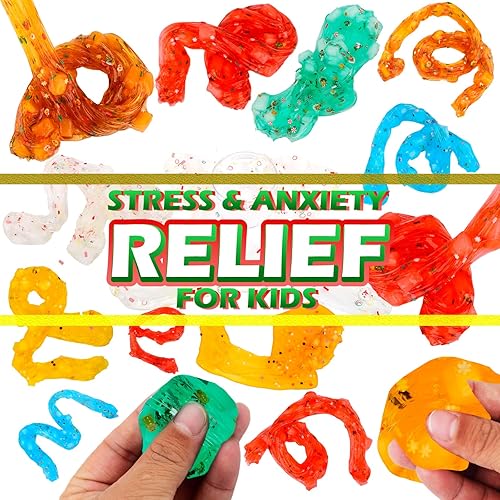 Miniatura 5 de Paquete de 6 unidades de slime transparente crujiente de gelatina de cristal de Navidad con dijes de decoración de Navidad, slime brillante de