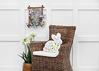 Vista 5 de C&F Home Easter Bunny Rabbit Cotton Blend Shaped Accent Pillow 14" x 14" Spring Springtime Home Living Room Sofa Couch Chair Bed Bedroom Decor
