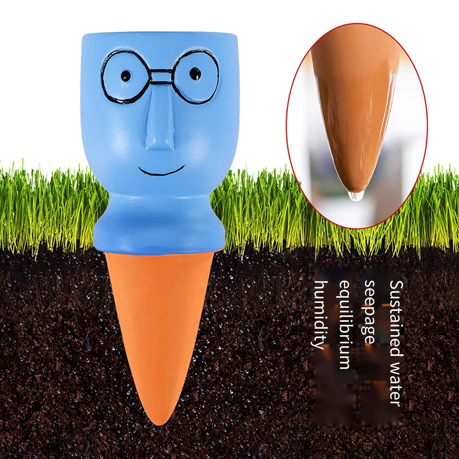 4pcs Insert de jardinière à arrosage Automatique, goutteurs