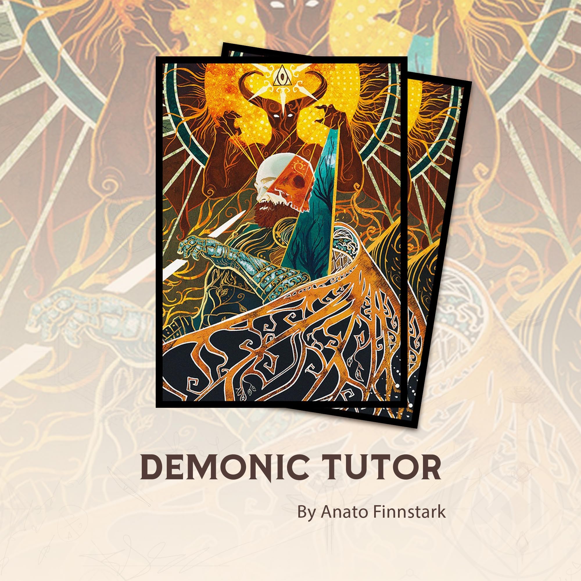 Paramint Demonic Tutor MTG Card Sleeves (Textured) - 104 Count Standard  Size TCG Sleeves - Compatible with Magic The Gathering - Double Sleeving