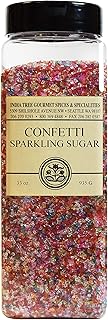 India Tree Rainbow Large Grain Sparkling Sugar, 33 oz | Vibrant Decor fo...