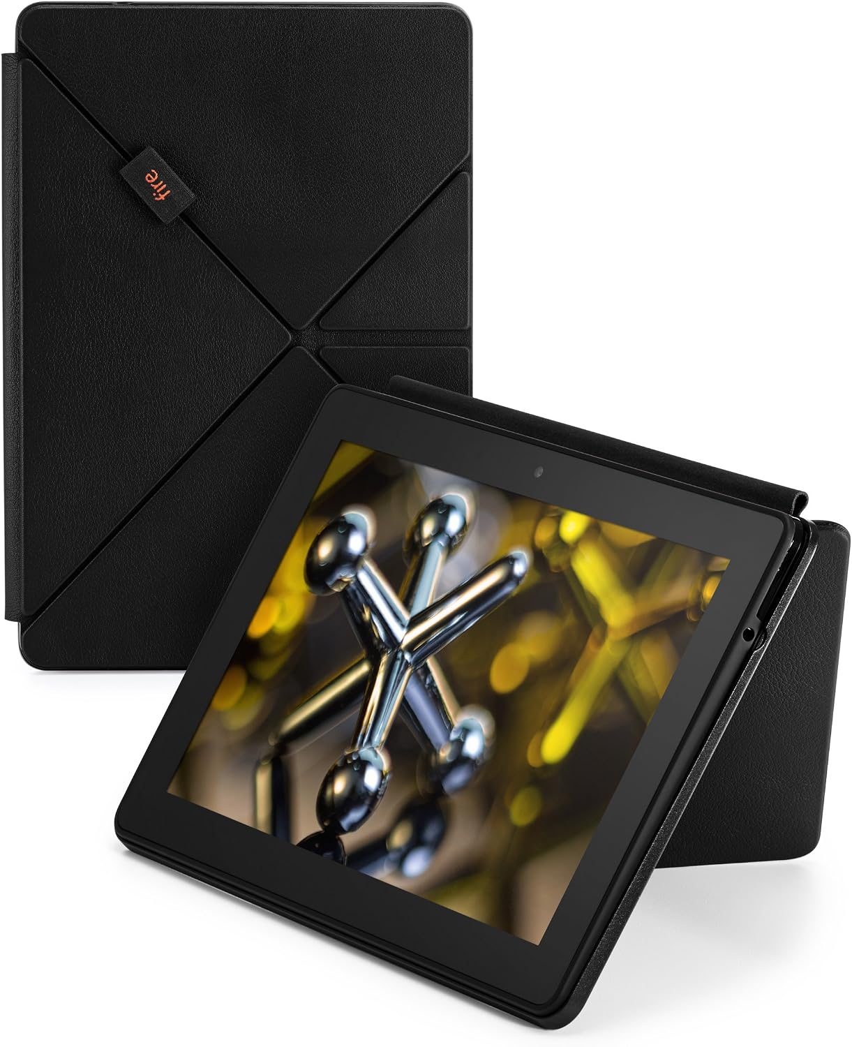 Leather Origami Case for Fire HDX 8.9 (4th Generation), Black