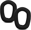Almohadillas de Repuesto Profesionales para Auriculares Gamer Logitech G435 Bluetooth Inalámbricos, Tela Transpirable y Espuma, Negro 1