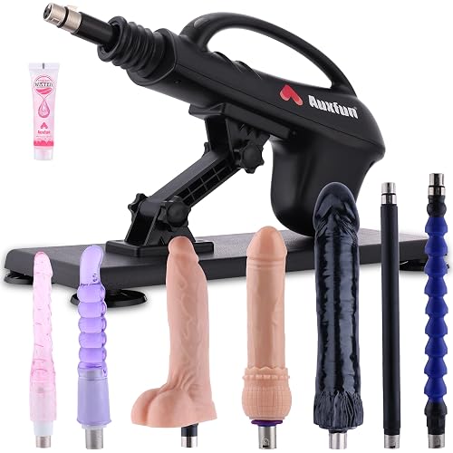 Sex Machine Automatic Sex Thrusting Machine Fuck Machine,Dildo Machine for Women and Men Adult Toy with 3Xlr Connector with 7 Accessories Sex Toys