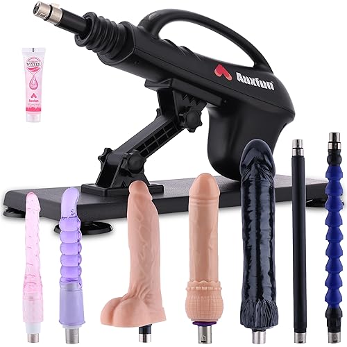 Sex Machine Automatic Sex Thrusting Machine Fuck Machine,Dildo Machine for Women and Men Adult Toy with 3Xlr Connector with 7 Accessories Sex Toys