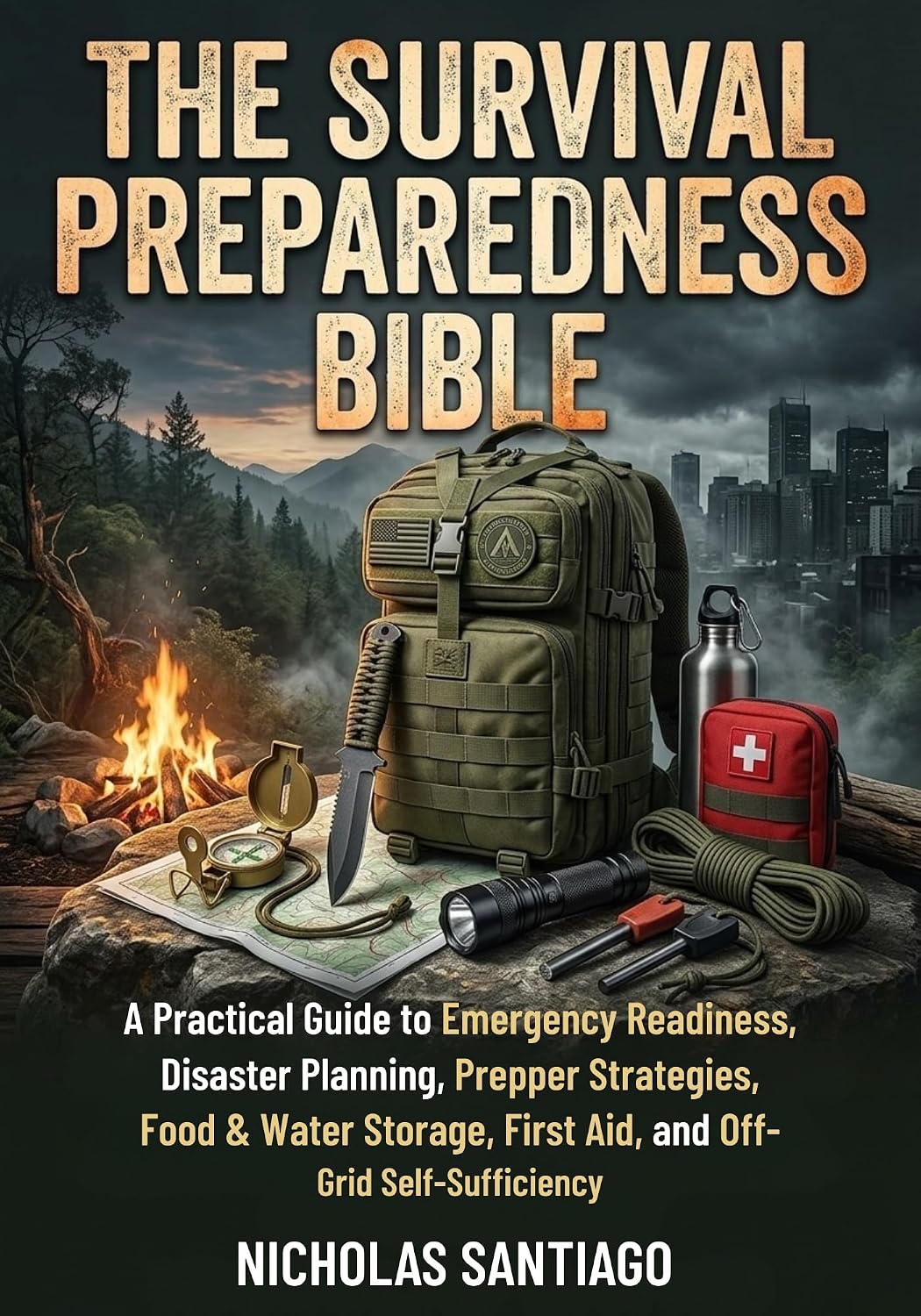 The Survival Preparedness Bible: A Practical Guide to Emergency Readiness, Disaster Planning, Prepper Strategies, Food & Water Storage, First Aid, and Off-Grid Self-Sufficiency