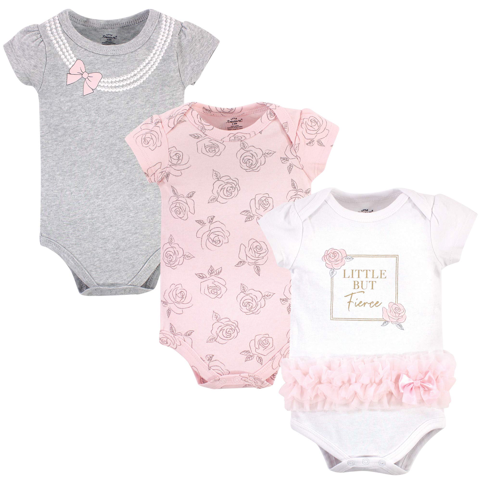 Little Treasure Unisex Baby Cotton Bodysuits