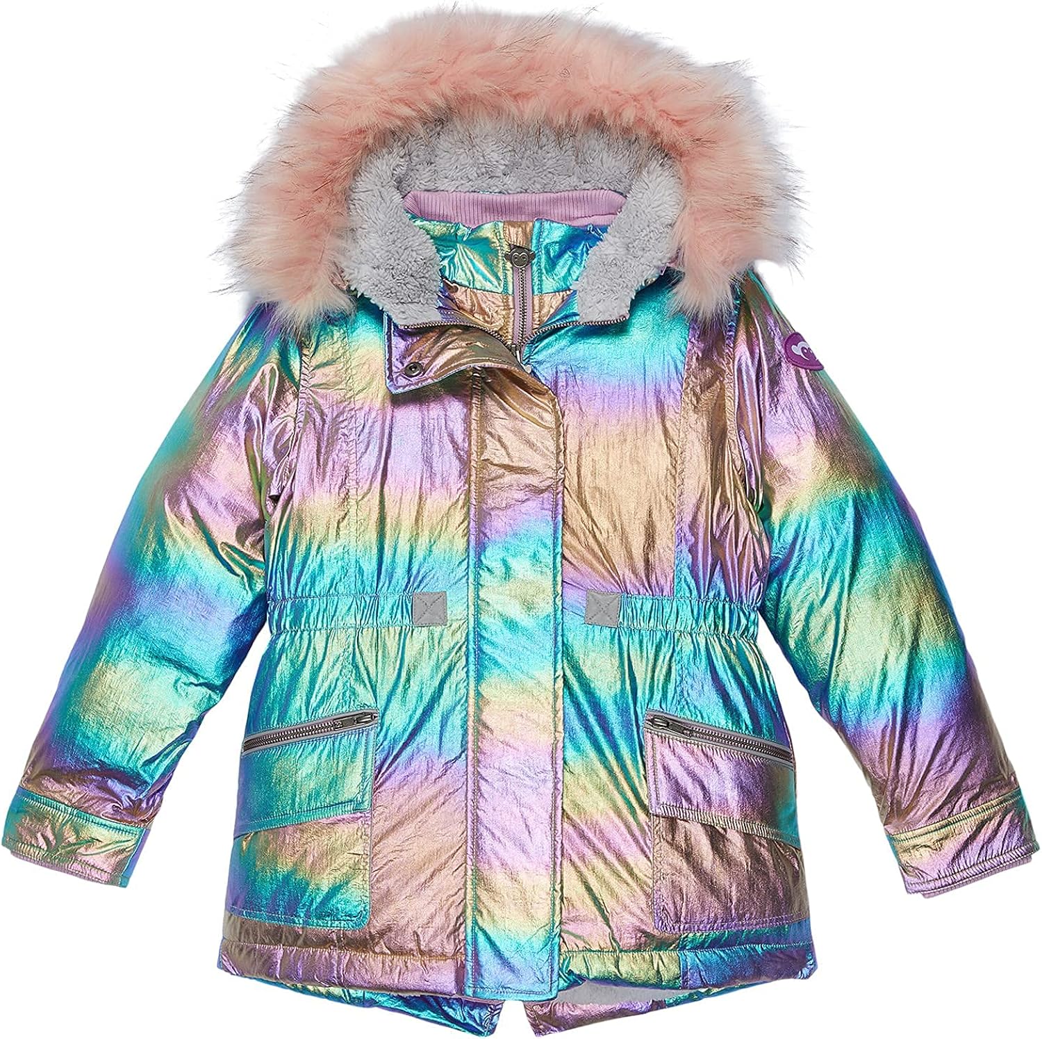 Appaman Kids Girl's Middie Hooded Puffer Coat (Toddler/Little Kids/Big Kids): Clothing, Shoes & Jewelry