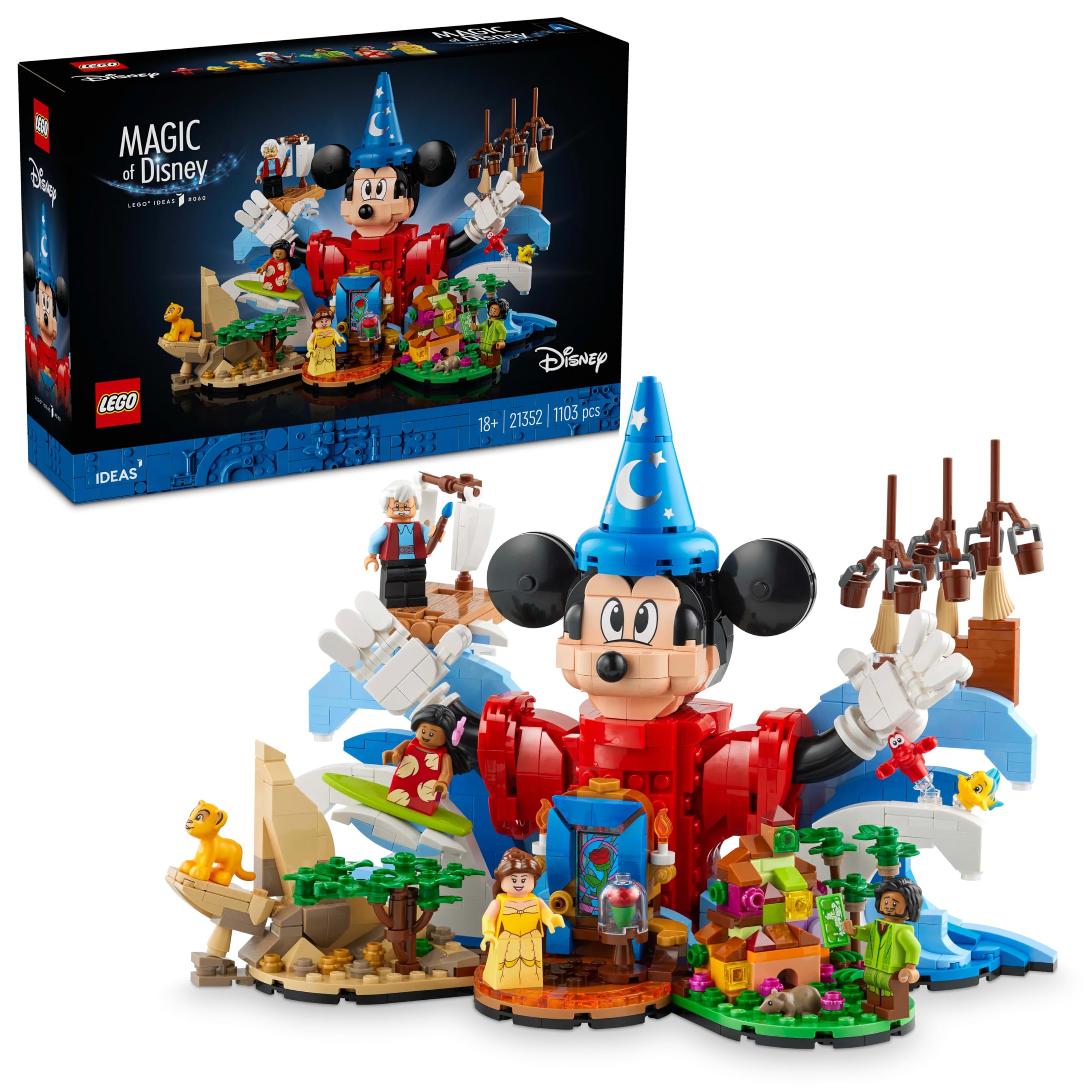 Amazon.co.jp: レゴ(LEGO) アイデア ディズニーマジック 21352 18歳