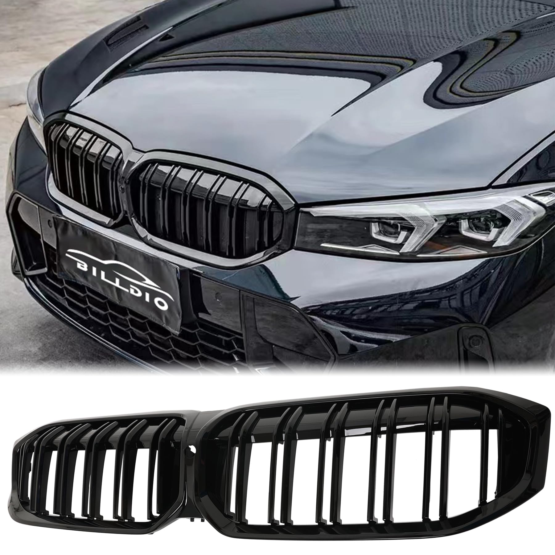 Amazon.com: BILLDIO G20 Grill - Black Kidney Grille Compatible