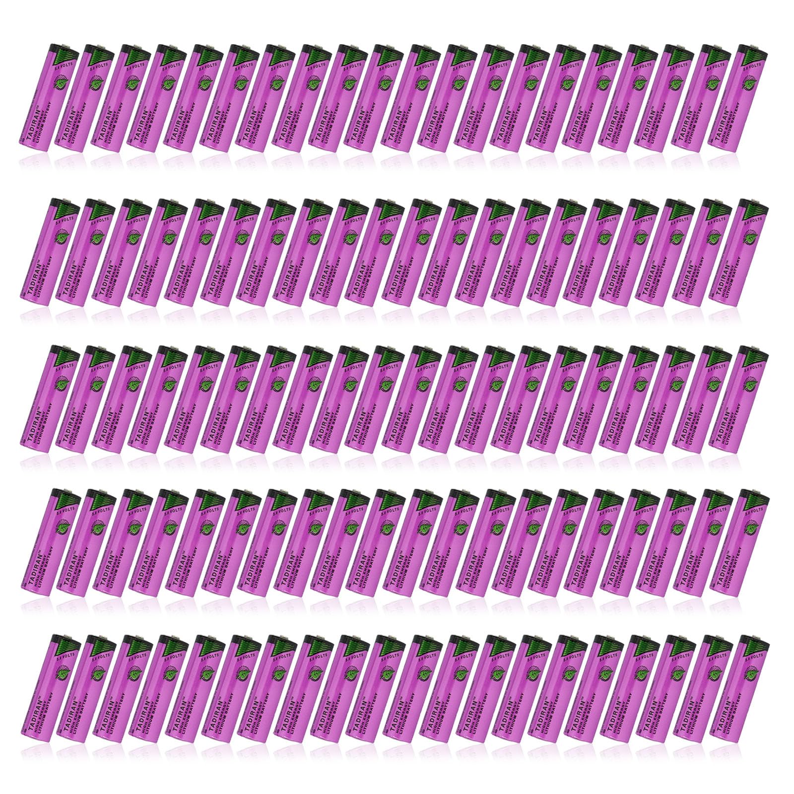 100-Pack SL-760 3 6V 2200mAh AA Lithium Battery for Tadiran SL-760 Battery Non-Rechargeable