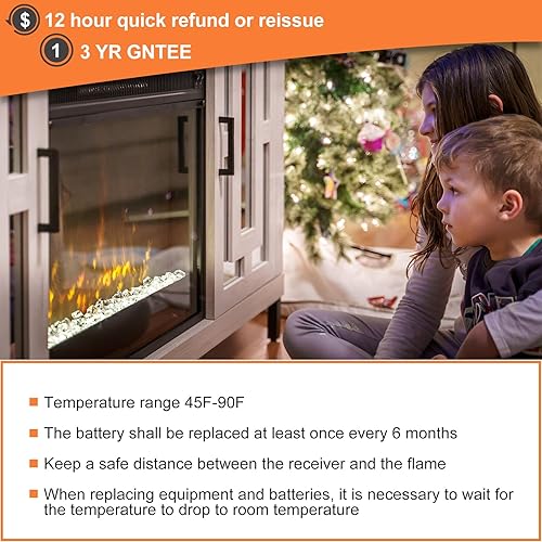 Miniatura 7 de Control remoto de chimenea, termostato, kit de encendidoapagado remoto de chimenea de gas, para válvula de gas millivolt, compatible con ambientes,