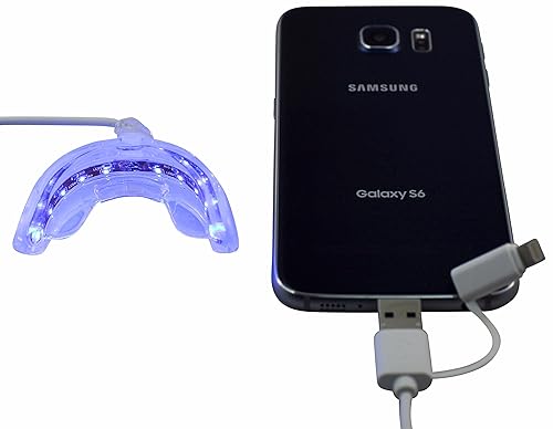 Miniatura 5 de Sistema de blanqueamiento dental LED de lujo, blanqueamiento dental de primera calidad, cómodo, rentable, resultados rápidos, funciona con iPhone,