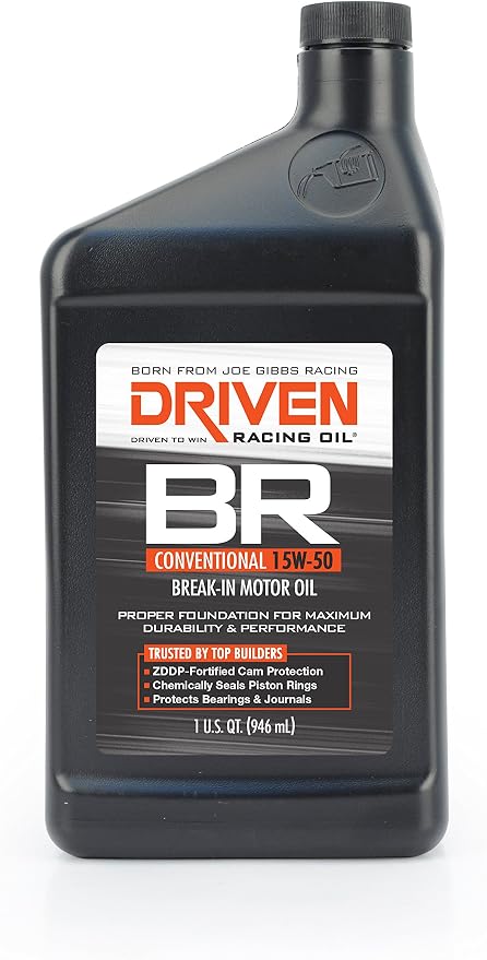 Driven Racing Oil BR Conventional Break In Motor Oil 15w-50