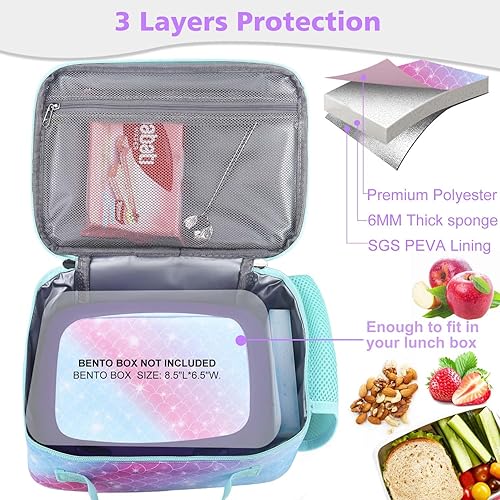 Miniatura 223 de RHCPFOVR Kids Lunch Bag - Insulated Lunch Box for Boys Girls,Washable Lunch Bag and Reusable Toddler Leak-proof Lunchbox for School and Daycare