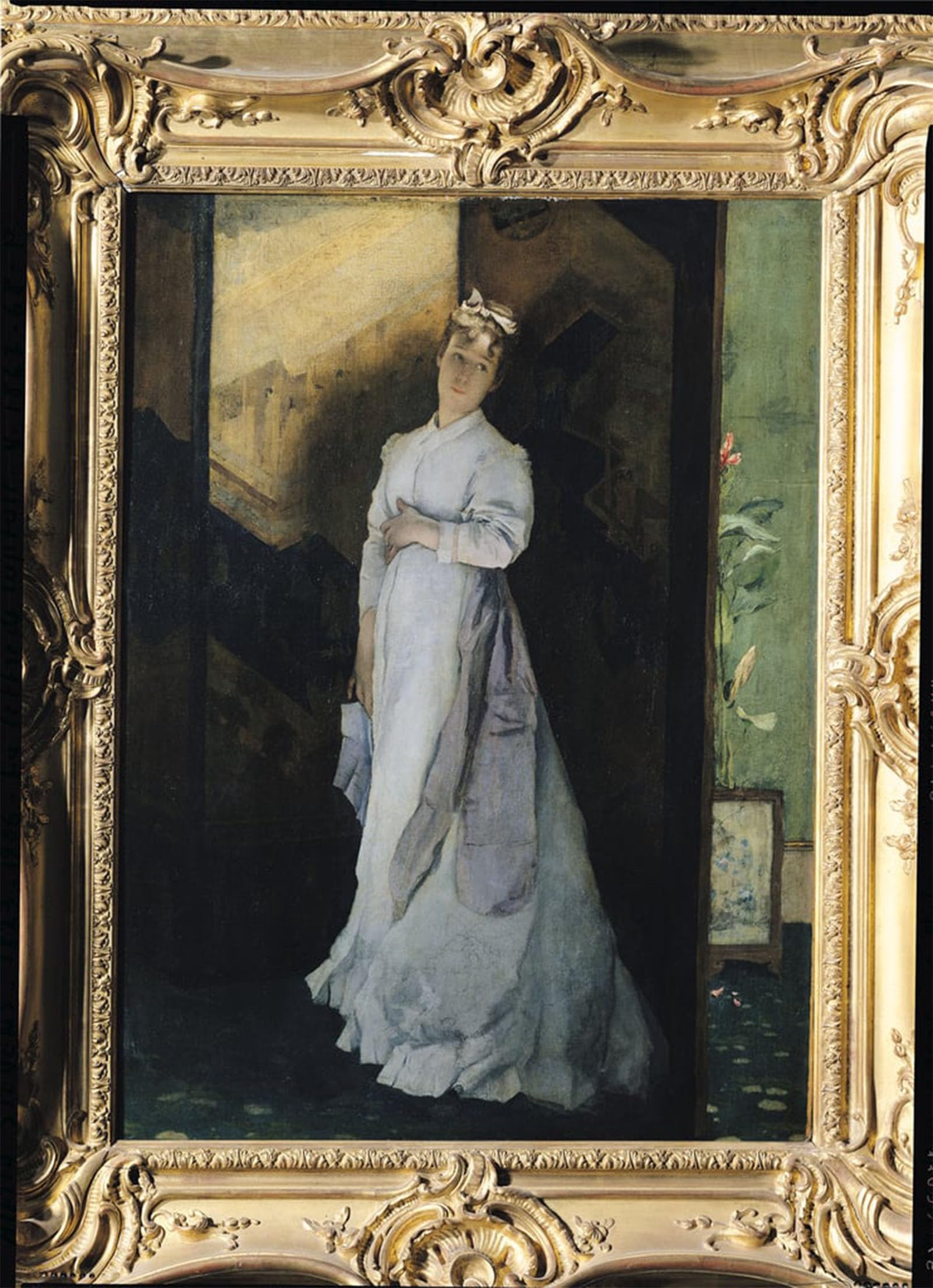 ARTXLXXBN Famous Painting Art Wall Decor Abstract Art Picture the Break Up Letter by Alfred Emile Stevens Animal Pictures for Home Decor 60x90cm